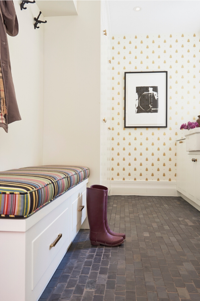 Fun and Colorful Mudroom Decor